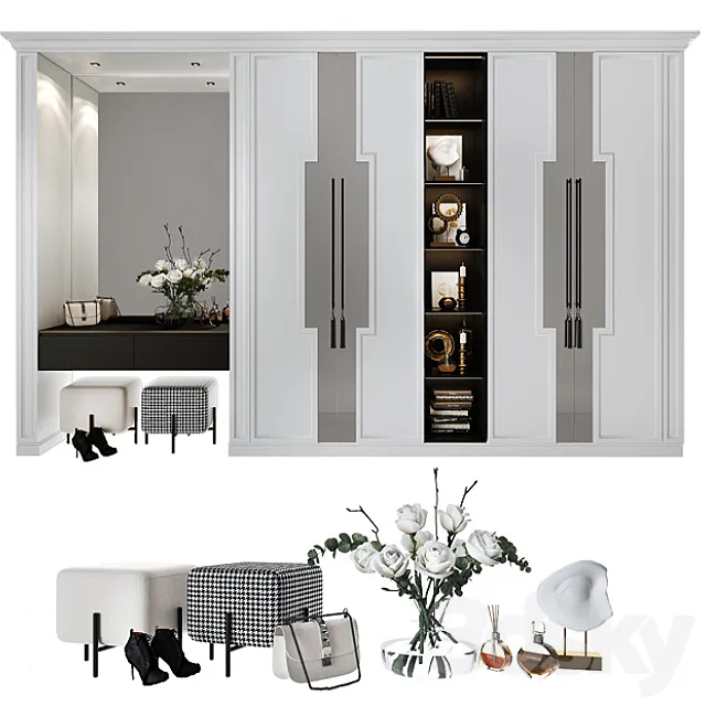 Composition in the hallway_62 3DModel Composition in the hallway_62 3DModel