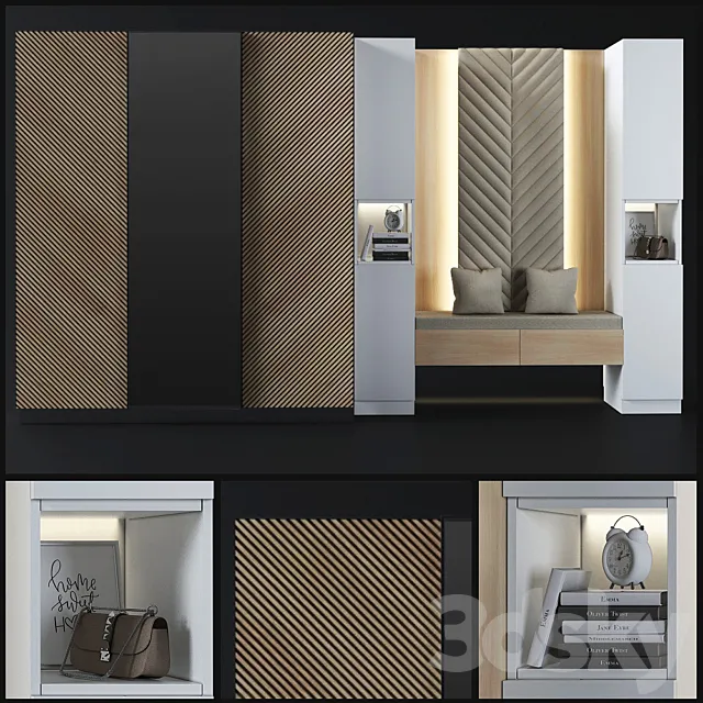 Composition in the hallway_65 3D Model