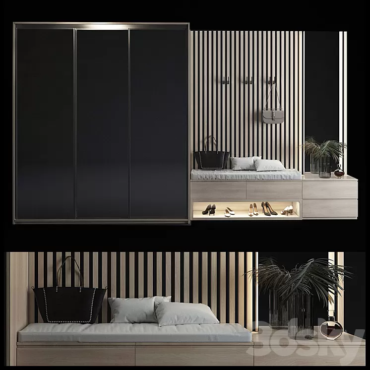 Composition in the hallway_77 3D Model