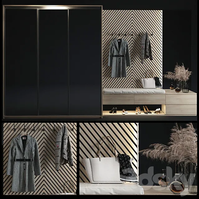 Composition in the hallway_81 3DModel