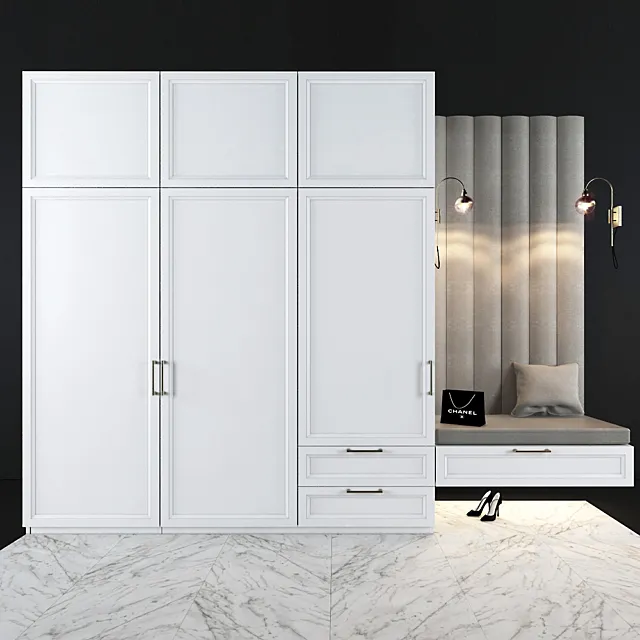 Composition in the hallway_9 3D Model Composition in the hallway_9 3D Model