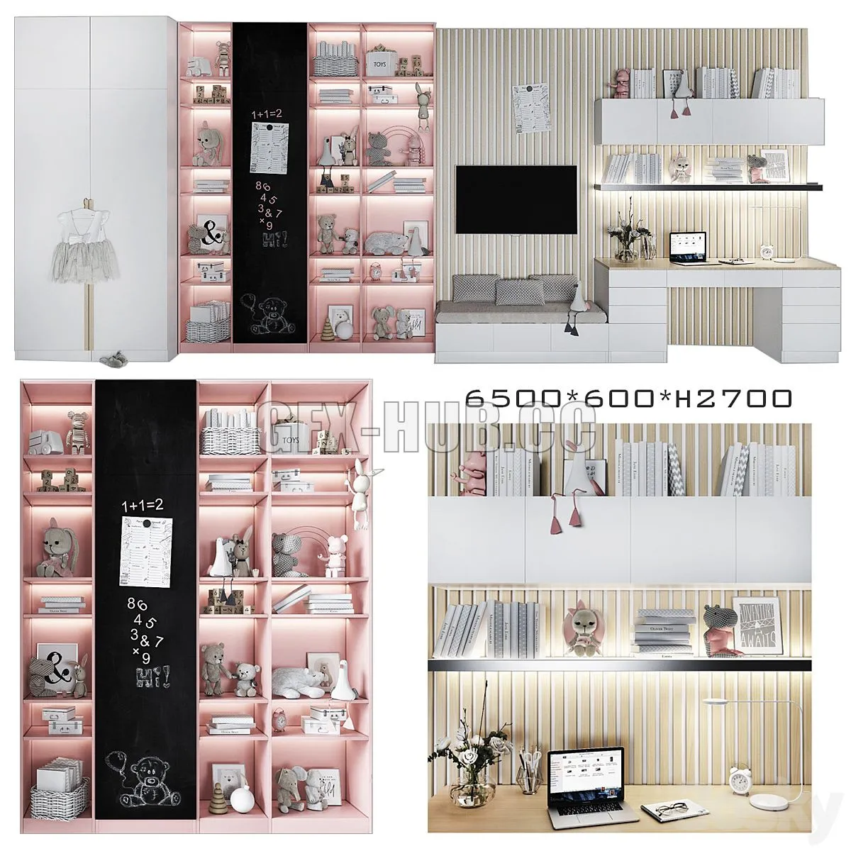 Composition in the nursery_2 3D Model Composition in the nursery_2 3D Model