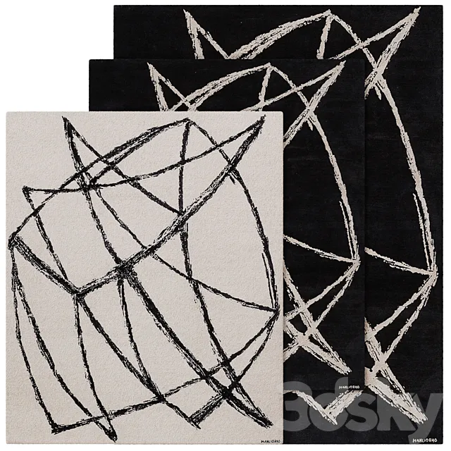 Composizione 1956 Rugs By Amini 3D Model