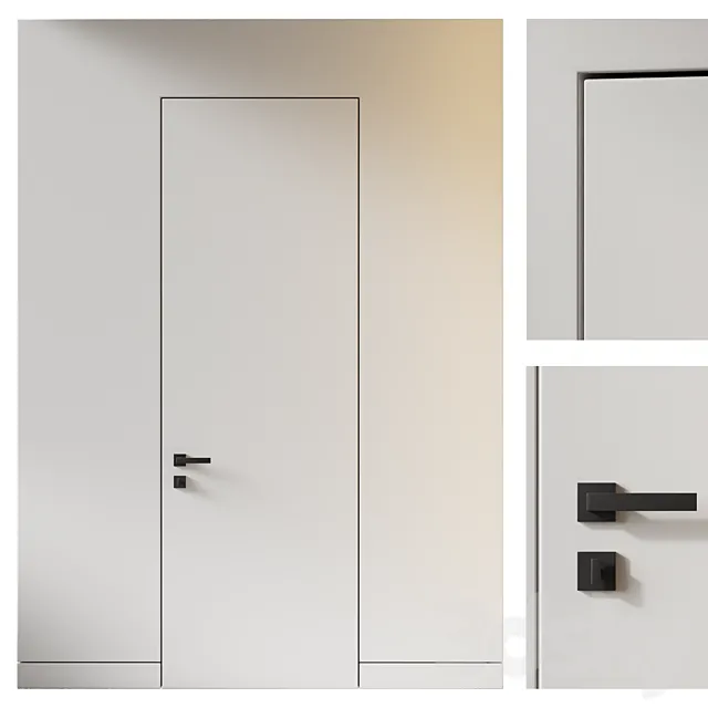 Concealed door 02 3D Model