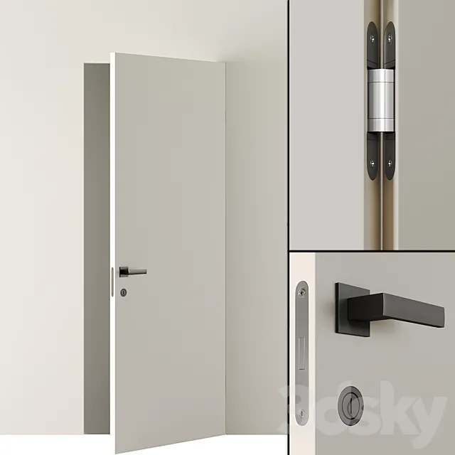 Concealed door. 3D Model