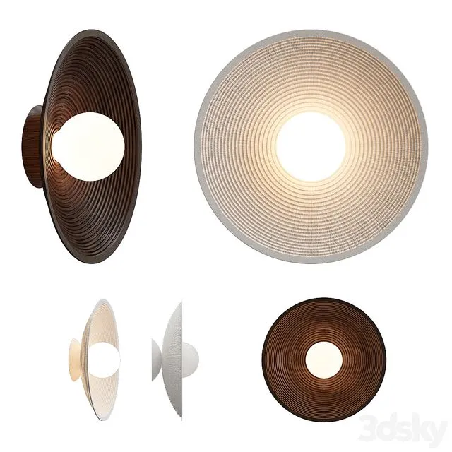 Concentric Wall lamp 3D Model Concentric Wall lamp 3D Model
