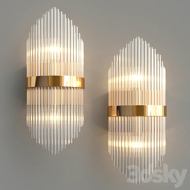 Concert Wall lamp 3D Model Free Download