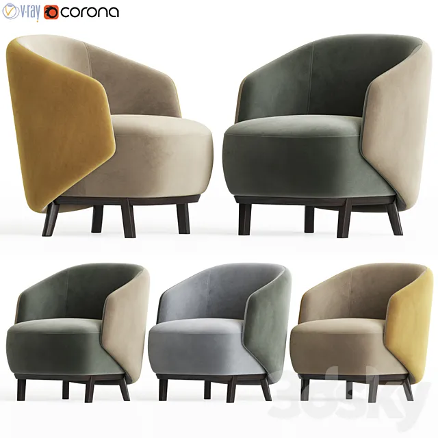 Concha armchair 3DModel