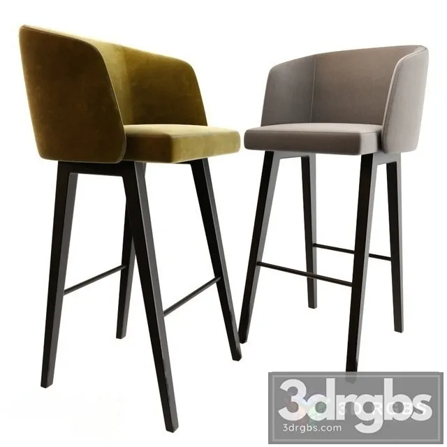 Concha Barstool 3D Model Download Concha Barstool 3D Model Download