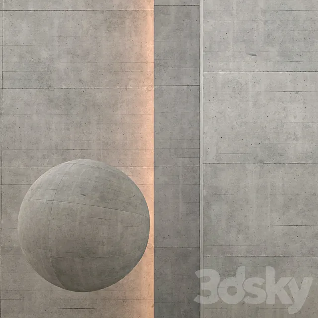 Concrete 3D Model Concrete 3D Model