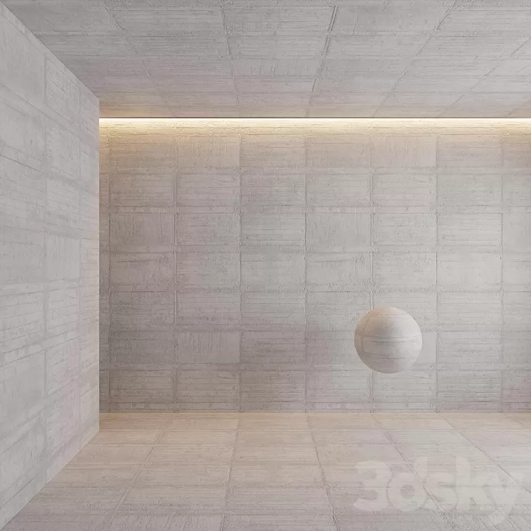 Concrete block 3D Model Concrete block 3D Model