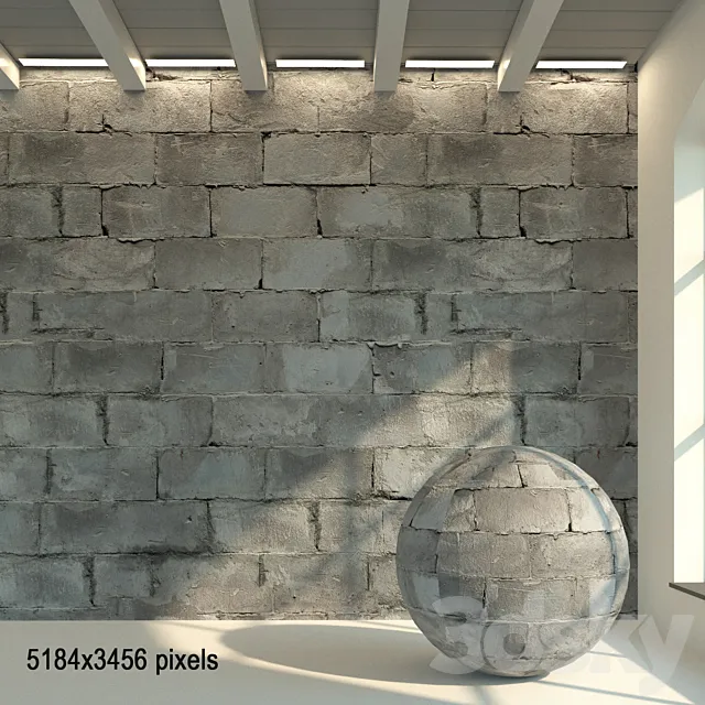 Concrete block. 54 3D Model