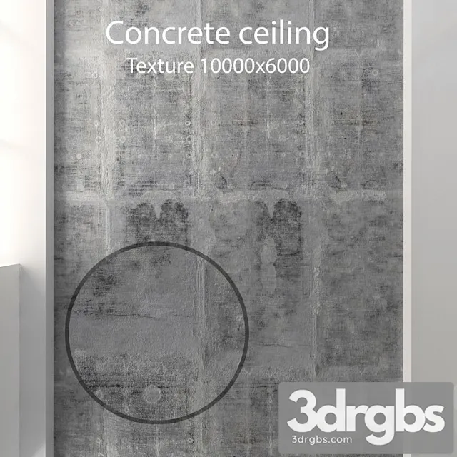 Concrete ceiling 8 3D Model Download