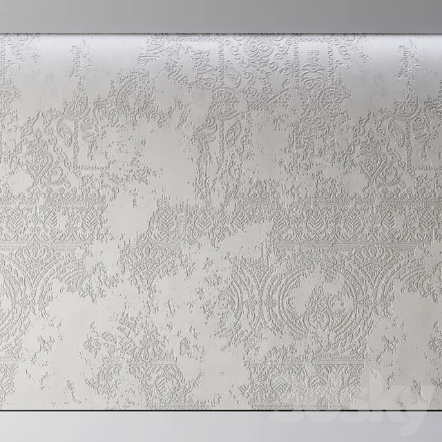 Concrete pattern wall 3D Model Concrete pattern wall 3D Model