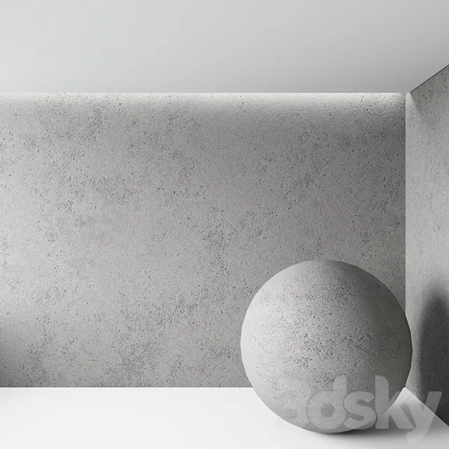 Concrete Plaster No. 10 3D Model