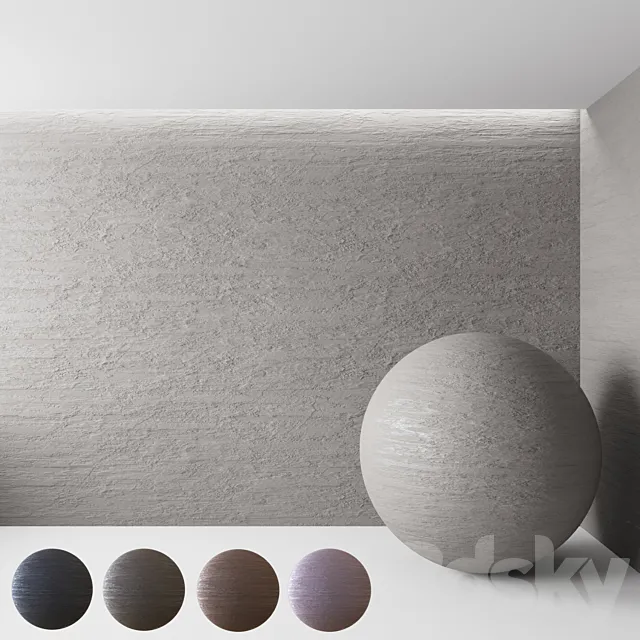 Concrete Plaster No. 5 3D Model