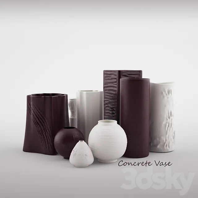 Concrete Vase 3DModel