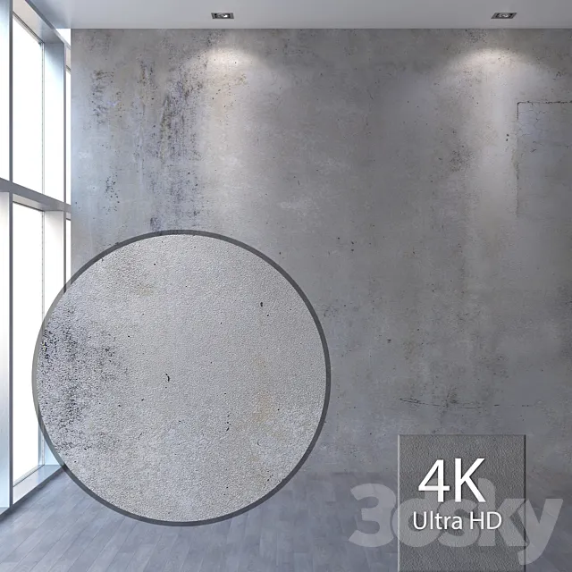 Concrete wall 387 3D Model Concrete wall 387 3D Model