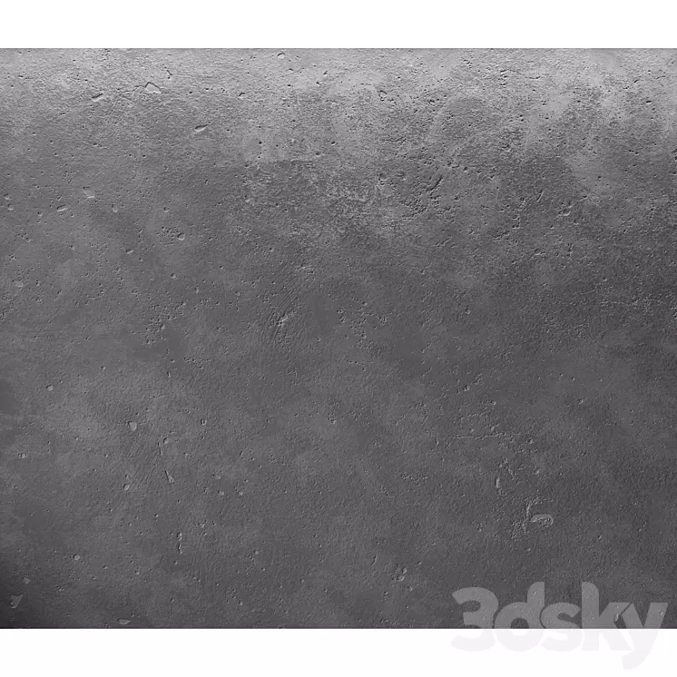 Concrete wall 3D Model Concrete wall 3D Model