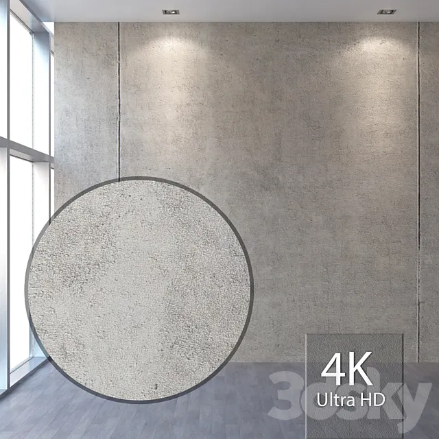 Concrete wall 457 3D Model Concrete wall 457 3D Model