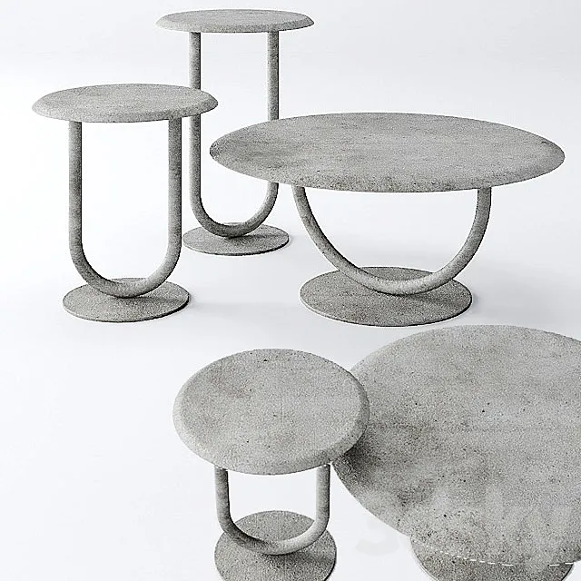 Concrete wire tables 3DModel