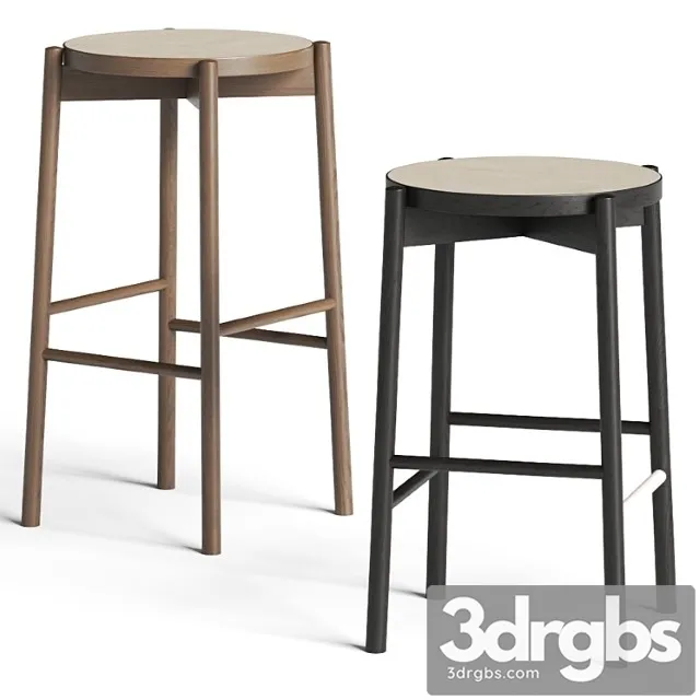 Conde House Kotan High Bar Stools 3D Model Download Conde House Kotan High Bar Stools 3D Model Download