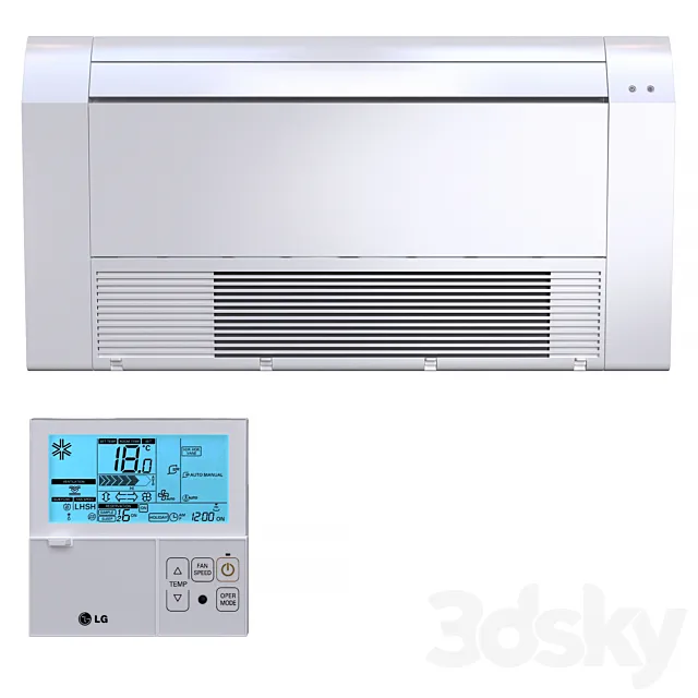 Conditioner LG MT09AH NU1R0 3D Model