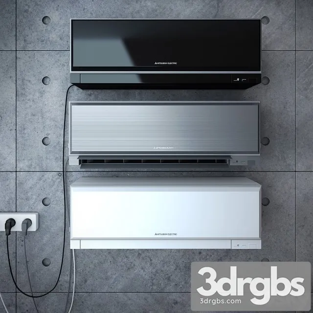 Conditioner Mitsubishi MSZ 3D Model Download