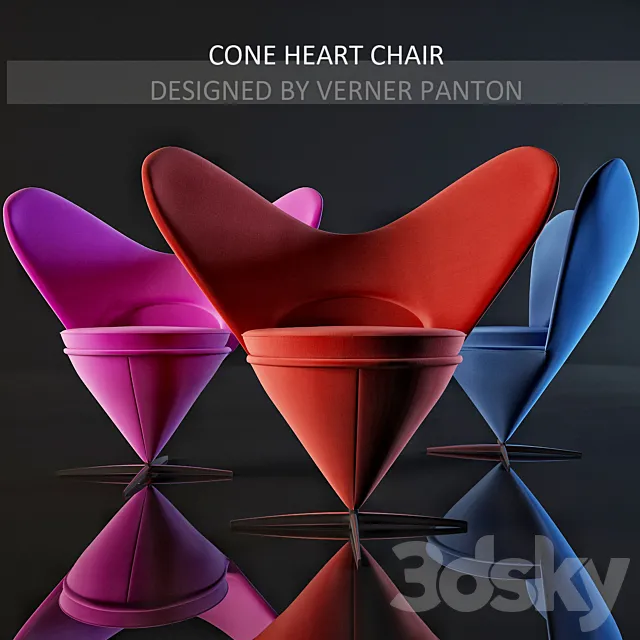 Cone Heart Chair 3DModel