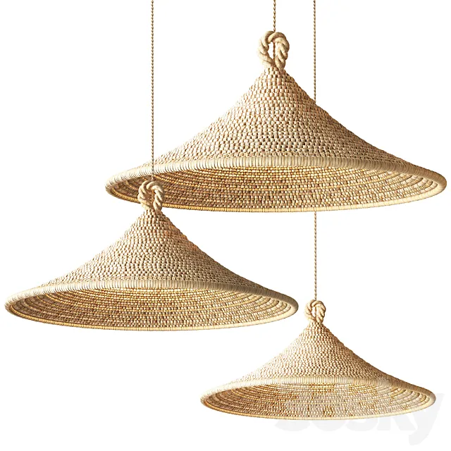 Cone Pendant Lamp 3D Model