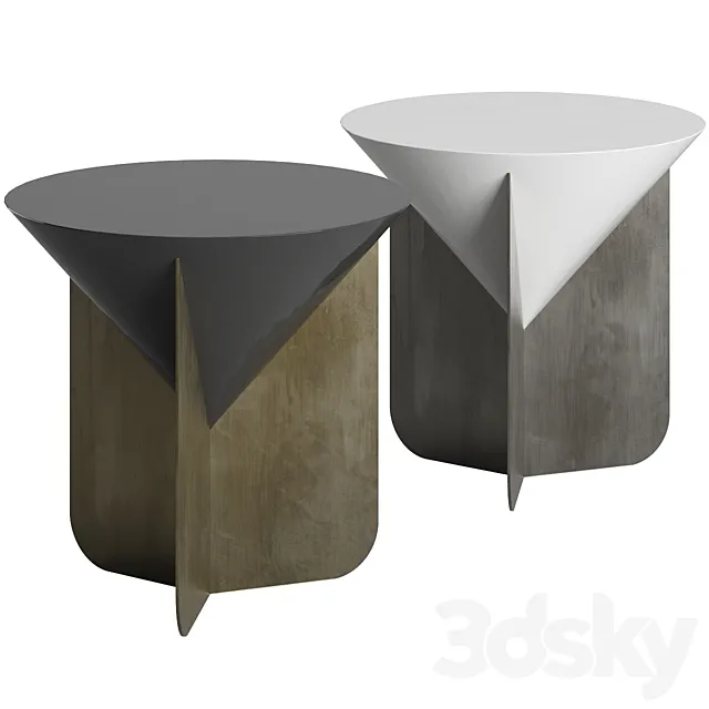 Cone Round Coffee Table by Scapin Collezioni 3DModel