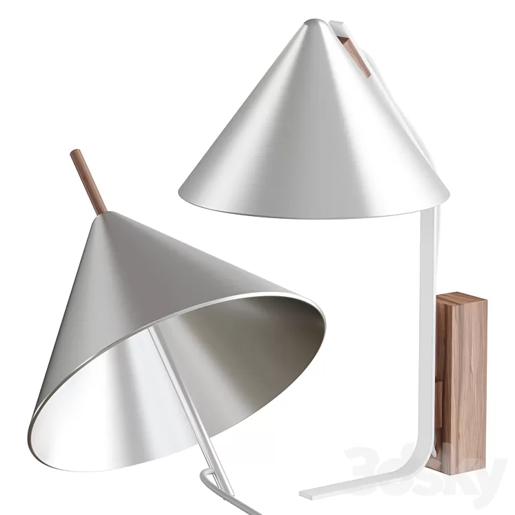 CONE SPINNING | Table lamp 3D Model CONE SPINNING | Table lamp 3D Model