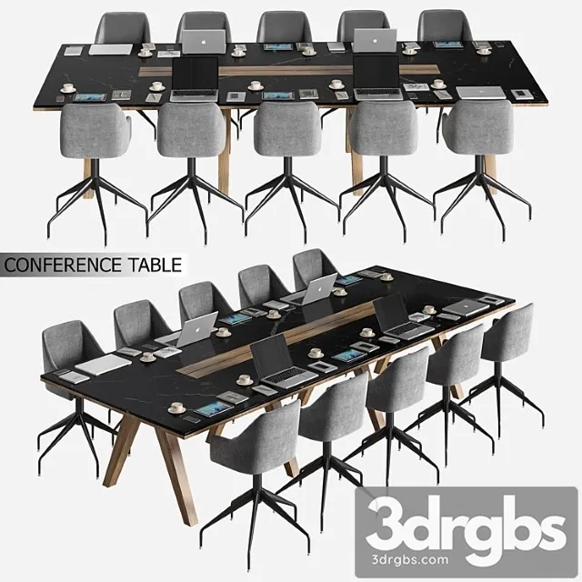 Conference Table 02 2 3D Model Download Conference Table 02 2 3D Model Download