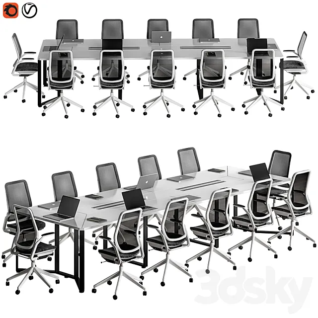 conference table 15 3DModel