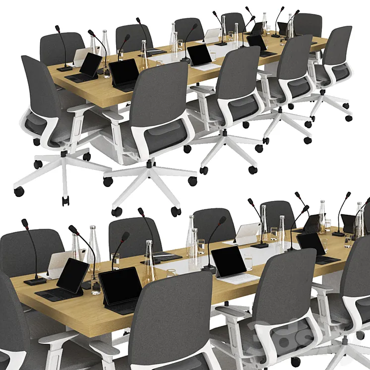 conference table 3D Model Free Download