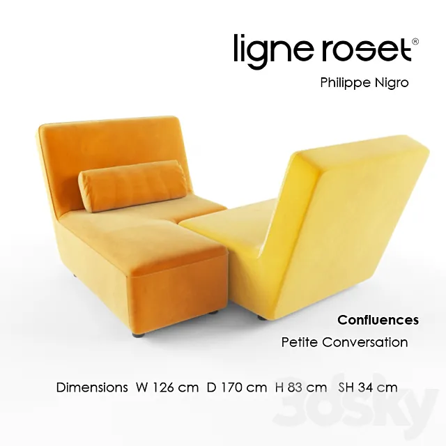 Confluences. Petite Conversation. 3DModel