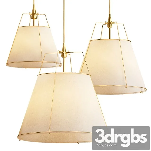 Conical drum pendants Conical drum pendants