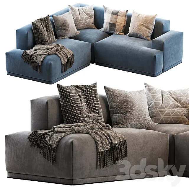 CONNECT MODULAR SOFA 3D Model CONNECT MODULAR SOFA 3D Model