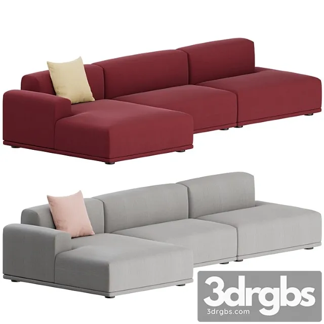 Connect sofa 3 seater 02 by muuto Connect sofa 3 seater 02 by muuto