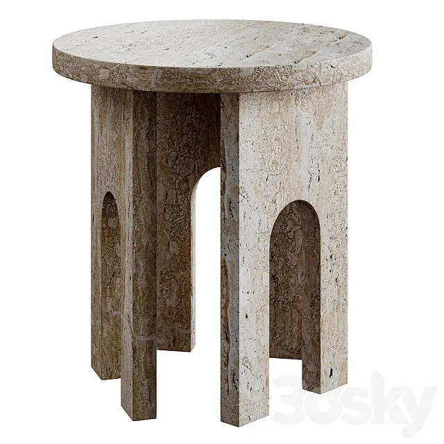 CONNECTING TABLE ROUND 3D Model