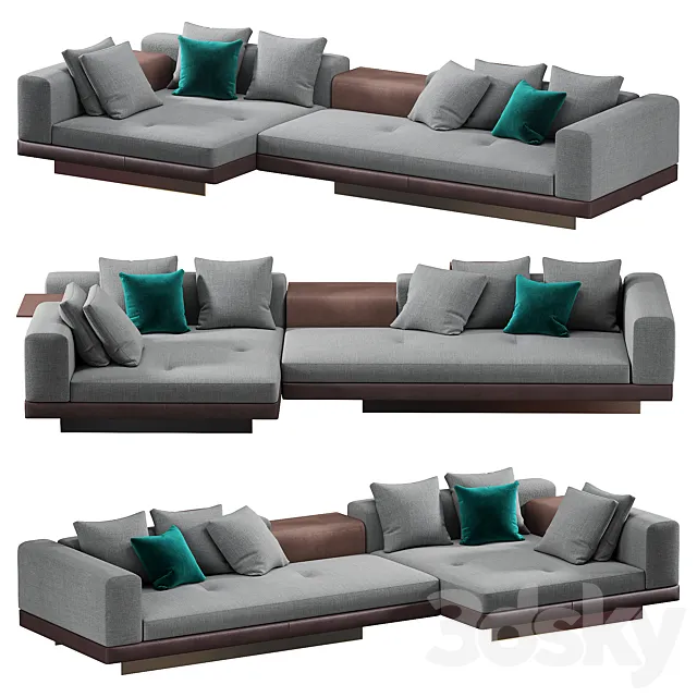 Connery by Minotti 3DModel Connery by Minotti 3DModel