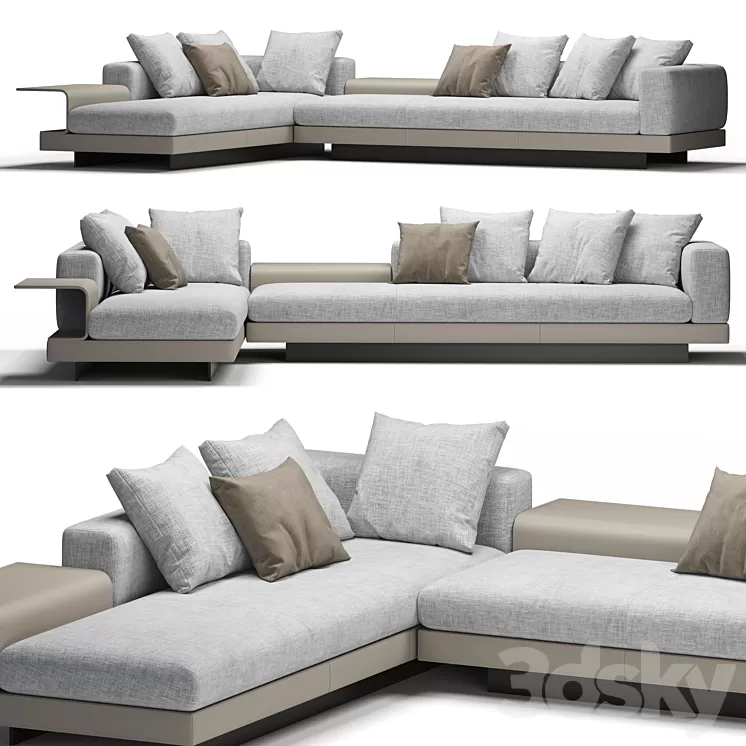 Connery Sofa 3D Model Free Download