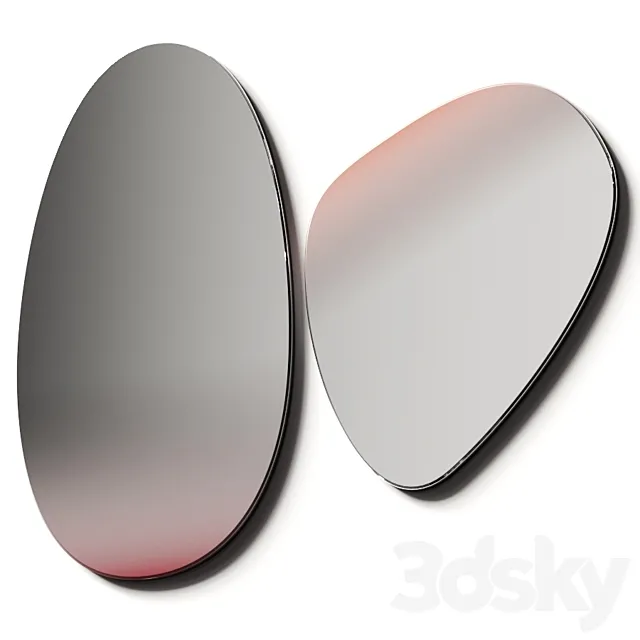 Connubia Calligaris Miro Mirrors 3DModel