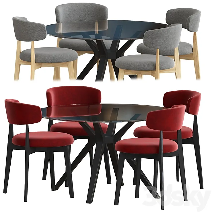 Connubia Calligaris Talks Chair 3D Model Free Download