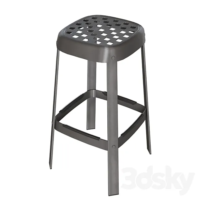 Connubia CB1958 Industrial Stool 3DModel