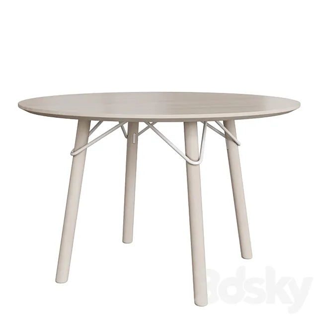 Connubia CB4807-FD120 Tria Dining Table 3DModel Connubia CB4807-FD120 Tria Dining Table 3DModel