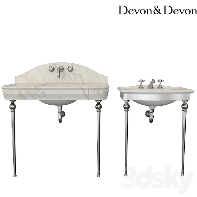 Consol & tap Devon & Devon 3D Model Consol & tap Devon & Devon 3D Model