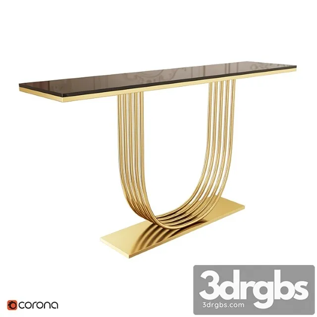 Console Black 1500 mm 3D Model Download Console Black 1500 mm 3D Model Download