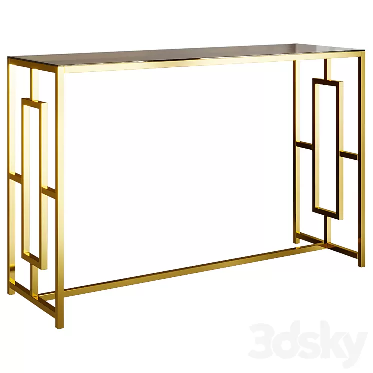 Console Brooklyn 2 colors 3D Model Console Brooklyn 2 colors 3D Model