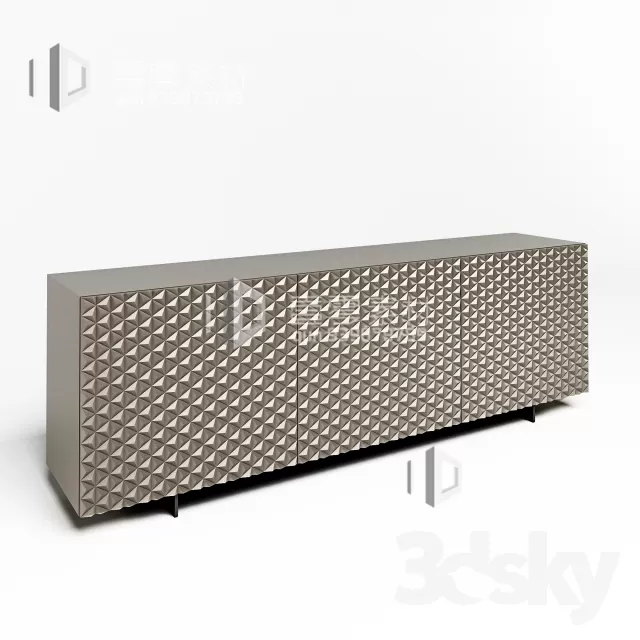 CONSOLE & CABINETS 3D MODELS – VOL.10 – No.002